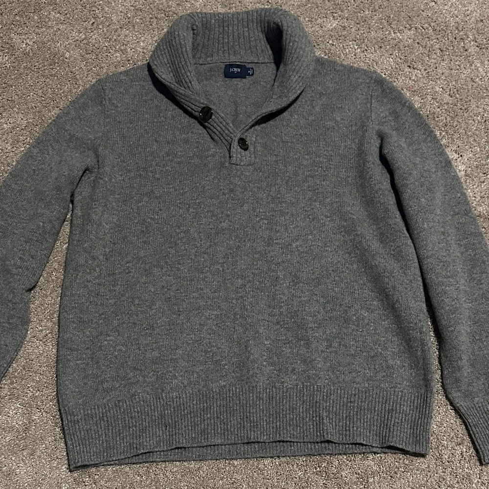 J. Crew Men's Charcoal Turtleneck Sweater